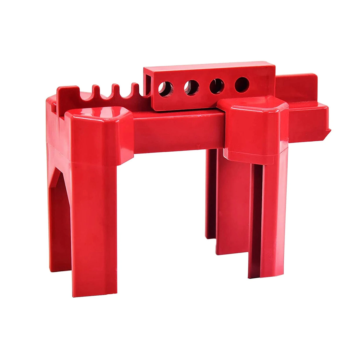 A01F-8X Adjustable Ball Valve Lockout Device 8-Pack – Red