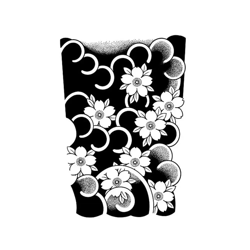 Fruit Herb Temporary Tattoo Sticker – Arm, Shoulder & Chest