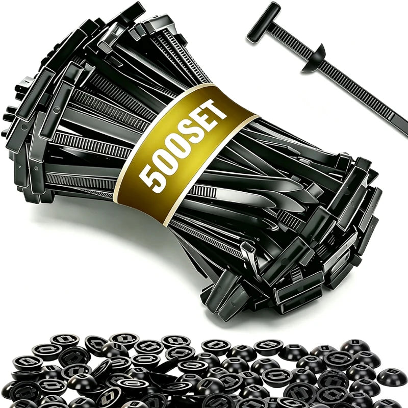UV Resistant Self-Locking Nylon Cable Ties & Auto Body Clips