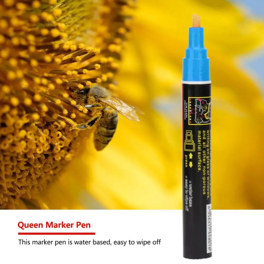 Queen Bee Marker Pen – 8 Colors Water-Based Beekeeping Tool