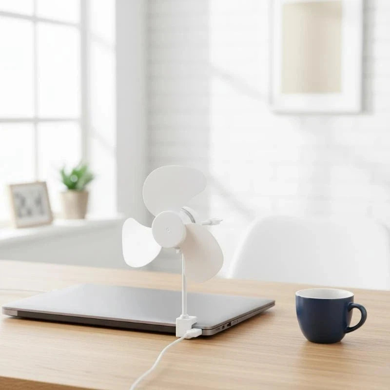 Mini USB Flexible Fan – 360° Bendable Portable Desk Fan