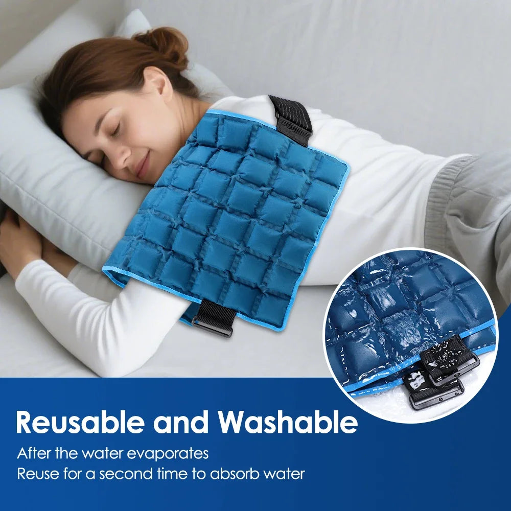 Hailicare Large Hot & Cold Compress Wrap – 58×35cm Reusable