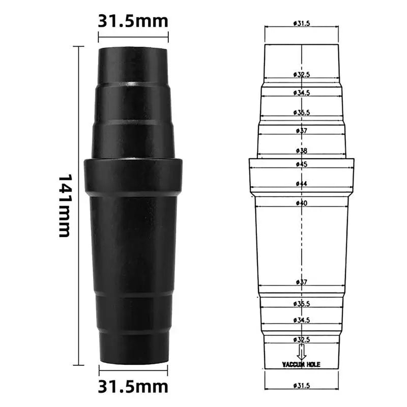 Universal 31.5mm Dust Extraction Hose Connector Adapter