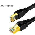 Cat 8 Ethernet Cable 40Gbps 2000MHz RJ45 LAN Patch Cord