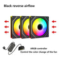 PRISM 7 PRO 120mm ARGB PWM PC Case Fans 3-Pack | 52.4CFM