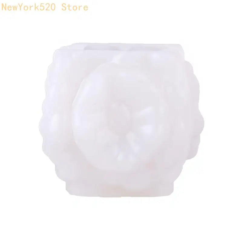 Square Flower Silicone Mold – Heat Resistant Easy Demolding