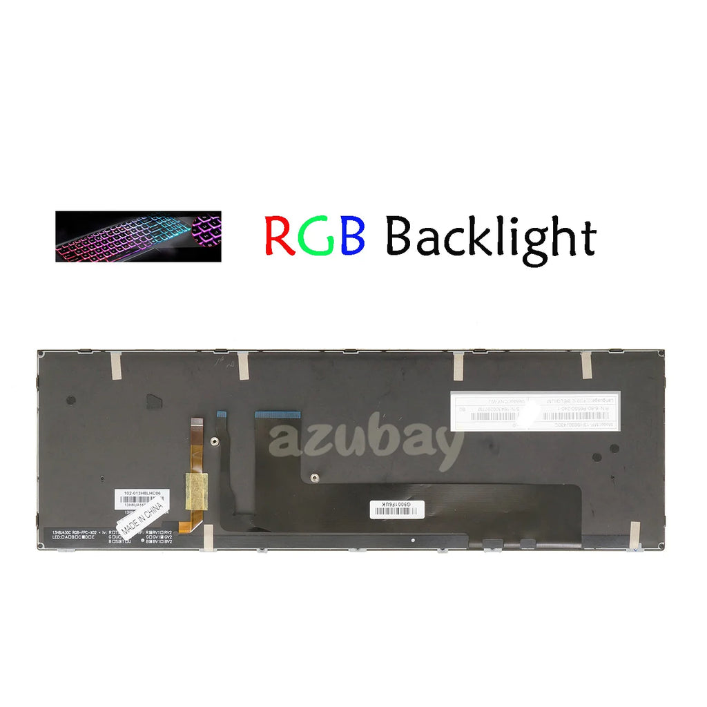 RGB Backlit Keyboard for Clevo Sager NP8151–NP8171 | AZUBAY