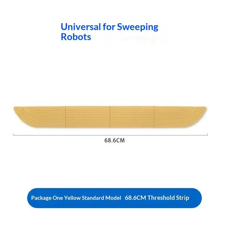 Robot Vacuum Threshold Ramp Strip – Non-Slip Step Climbing Pad