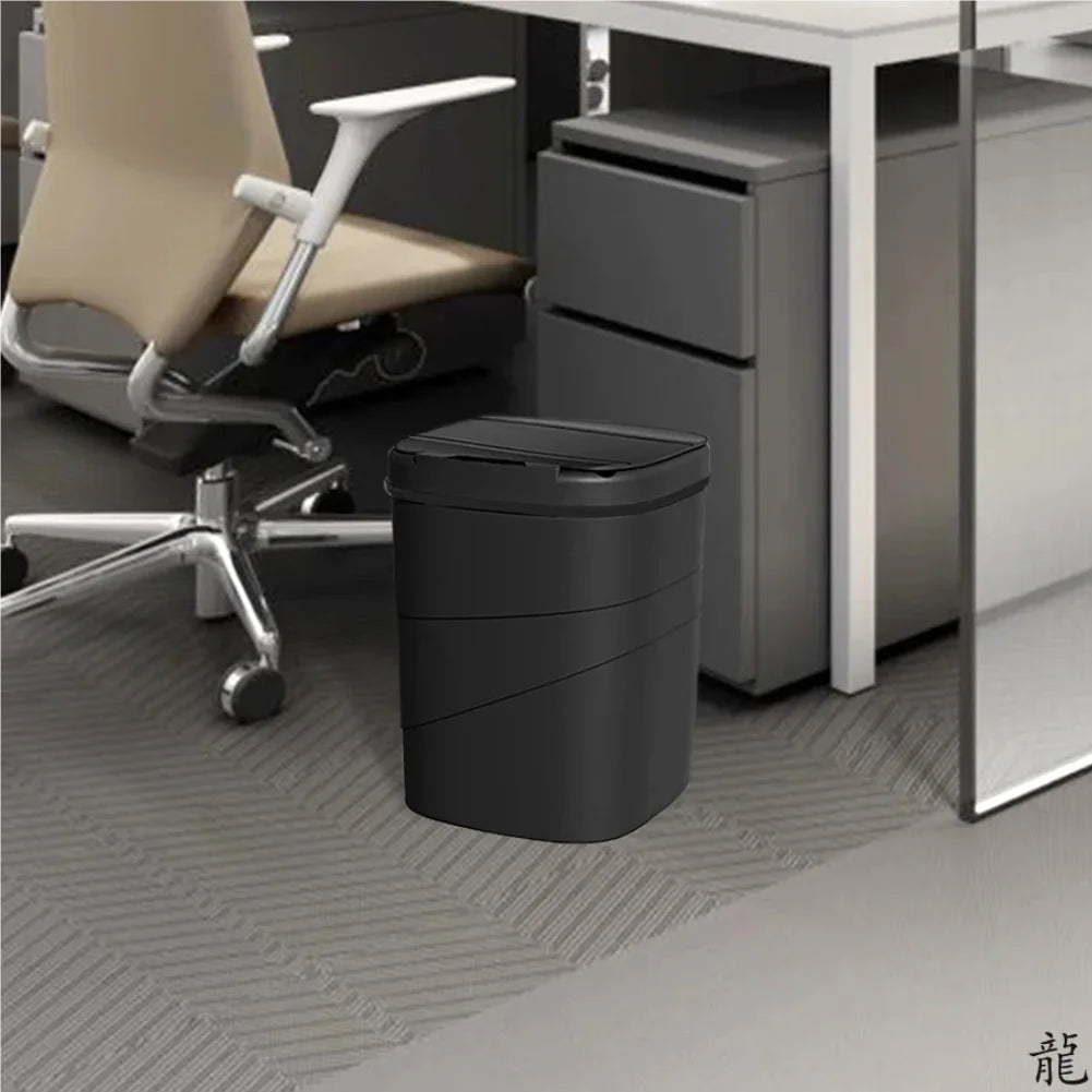 VIBE Touchless Auto-Closing Trash Can – Battery Powered Sensor Lid