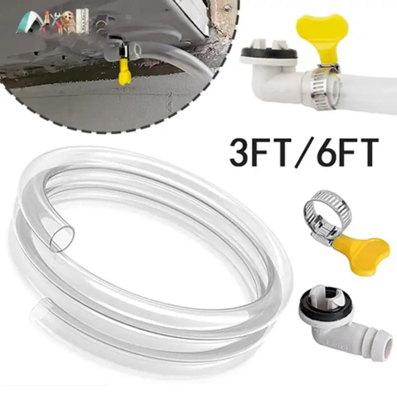 AC Drain Hose Kit 3/6 FT – Mini Split & Window Air Conditioner