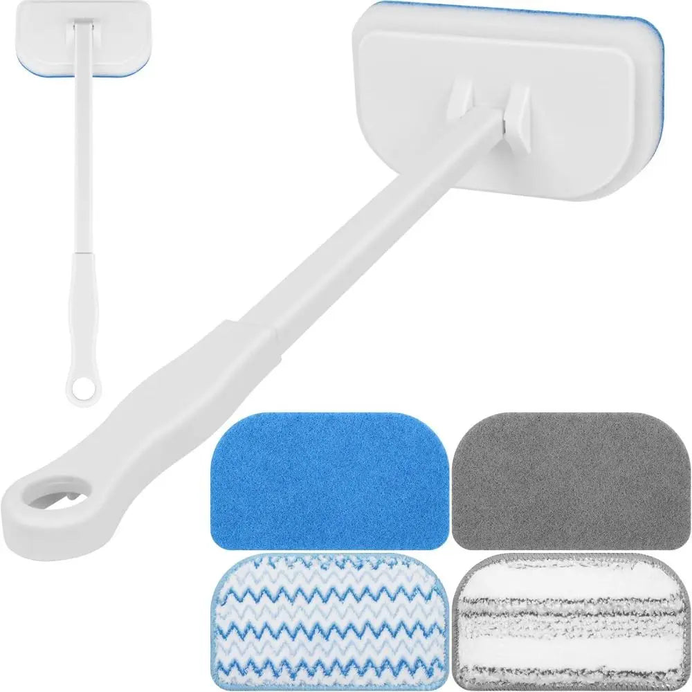 Long Handle Tub & Tile Scrubber Brush – No-Scratch Cleaner