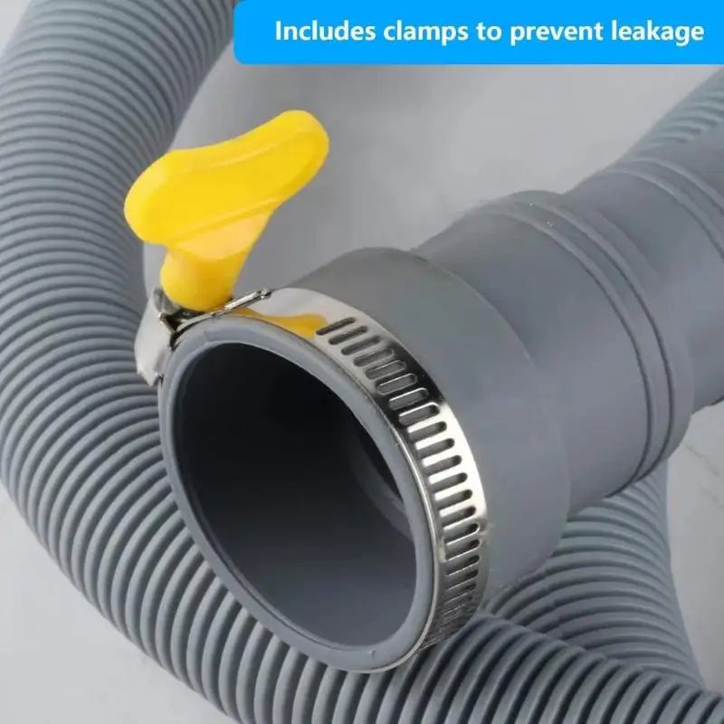 Stretchable Washing Machine Drain Hose Universal 1m–2m