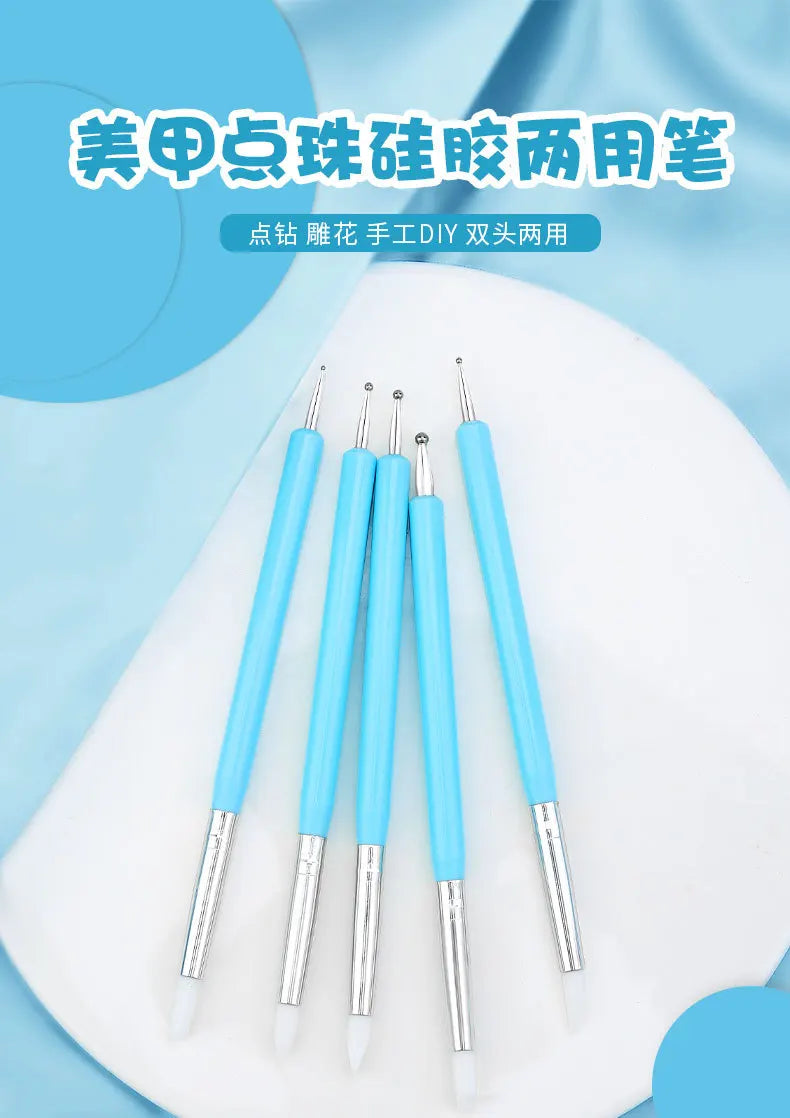 Double-Head Clay & Dot Drill Pen – Smear, Sculpt & Detail Tool