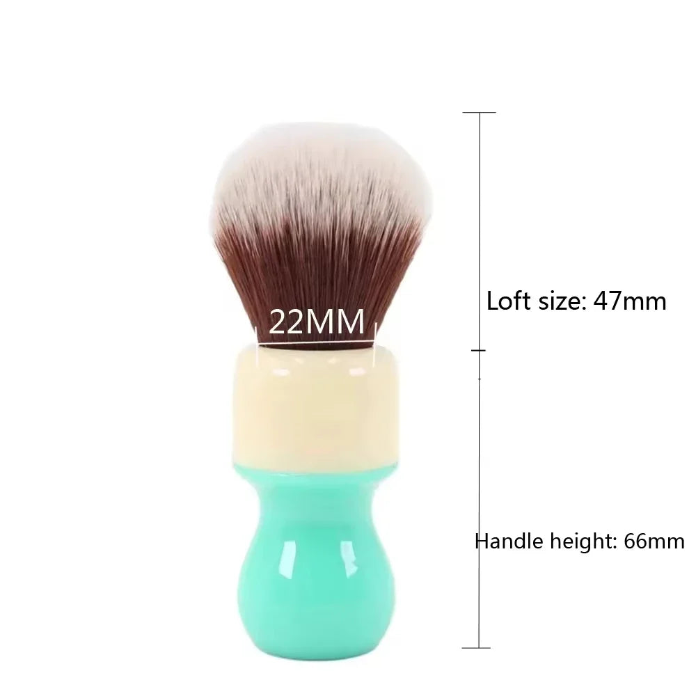 YAQI Surf 22mm Wet Shaving Brush – Synthetic Hair & Resin Handle