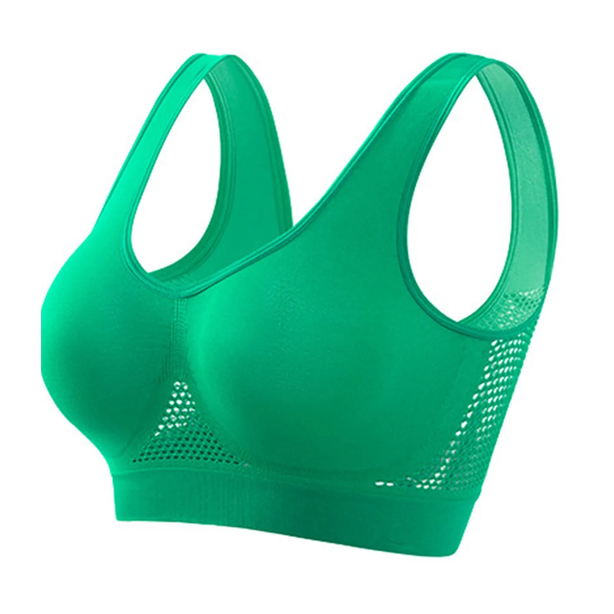 Women's Seamless Breathable Sports Bra – Removable Padded