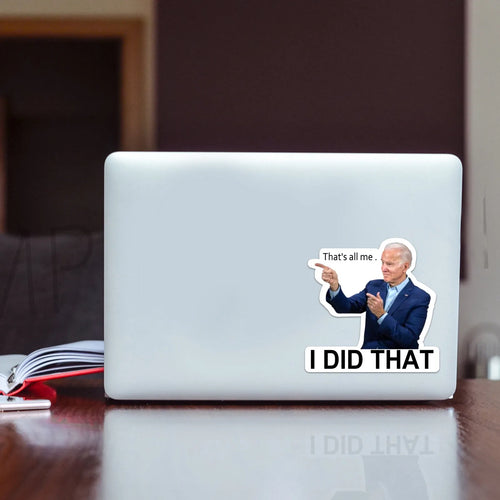 "I Did That" Funny Meme Stickers 100-Pack – Waterproof Decals