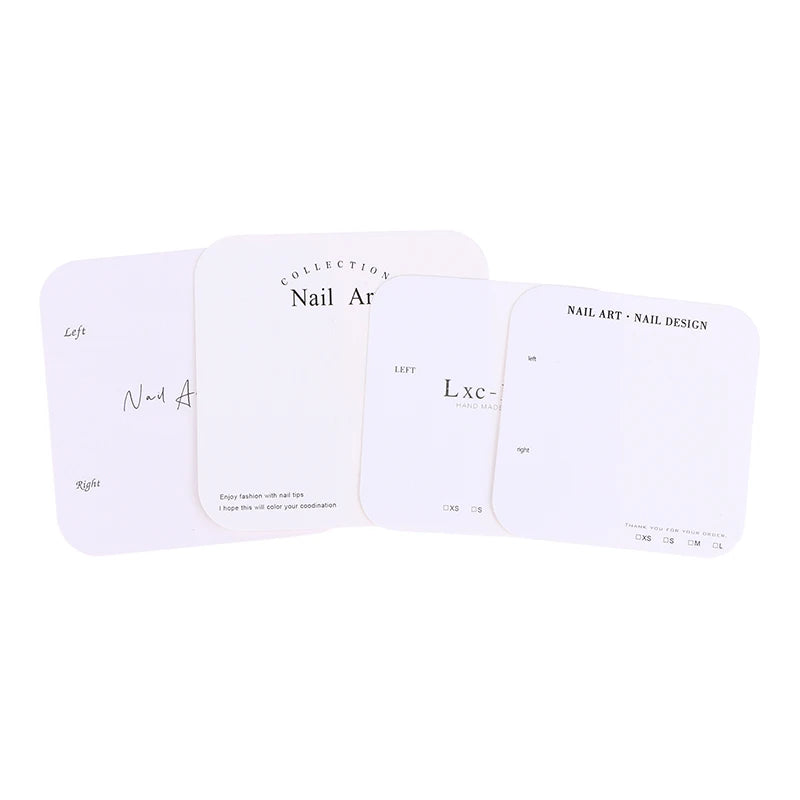 20Pcs Nail Display Cards for Press-On Nails & Photography Props