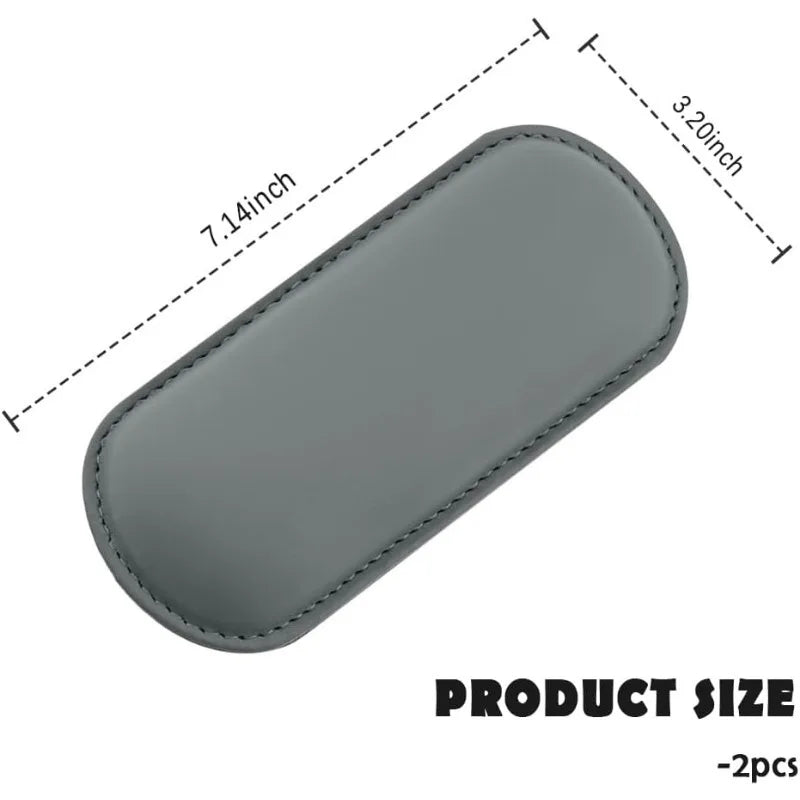 2PCS Car Door Armrest Pads – Leather & Memory Foam Universal Fit