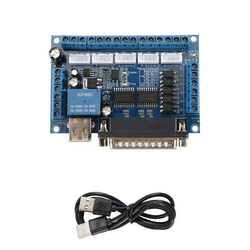 MACH3 CNC 5-Axis Interface Board with Optocoupler & USB