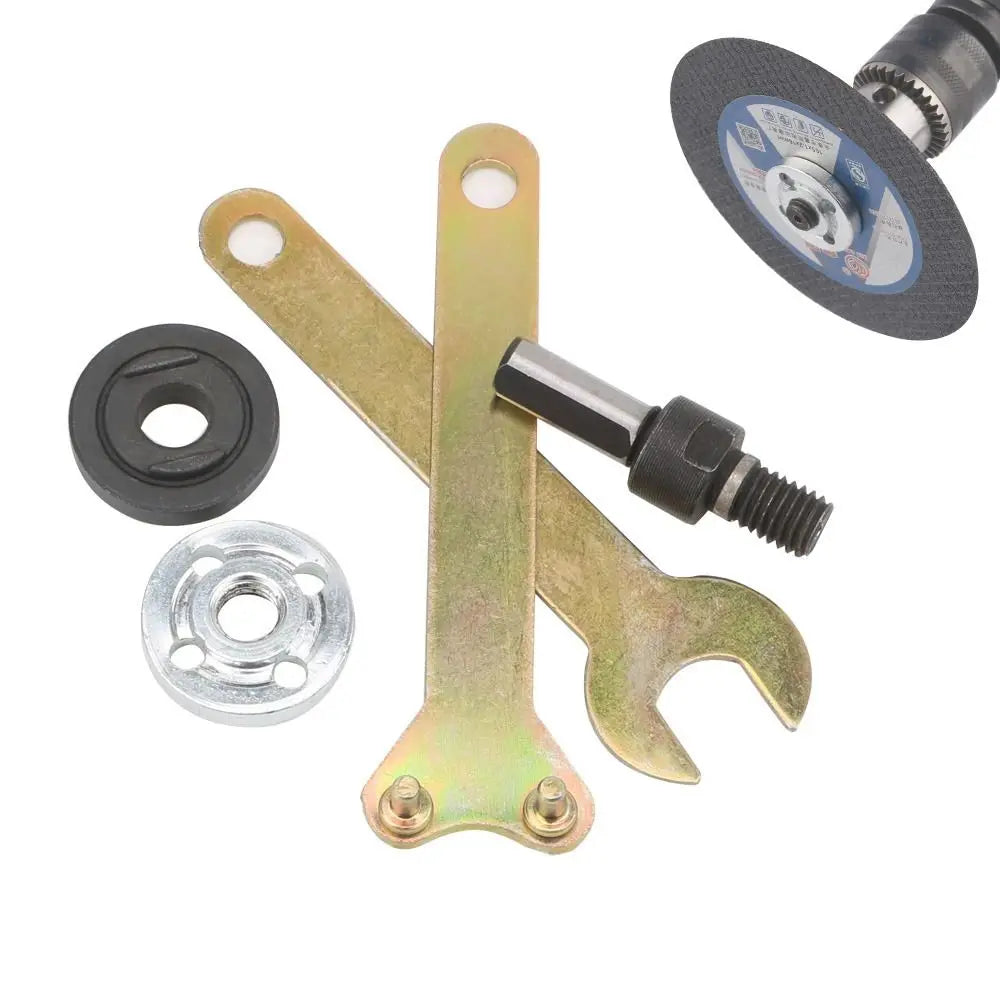 Electric Drill to Angle Grinder Conversion Kit + Wrench