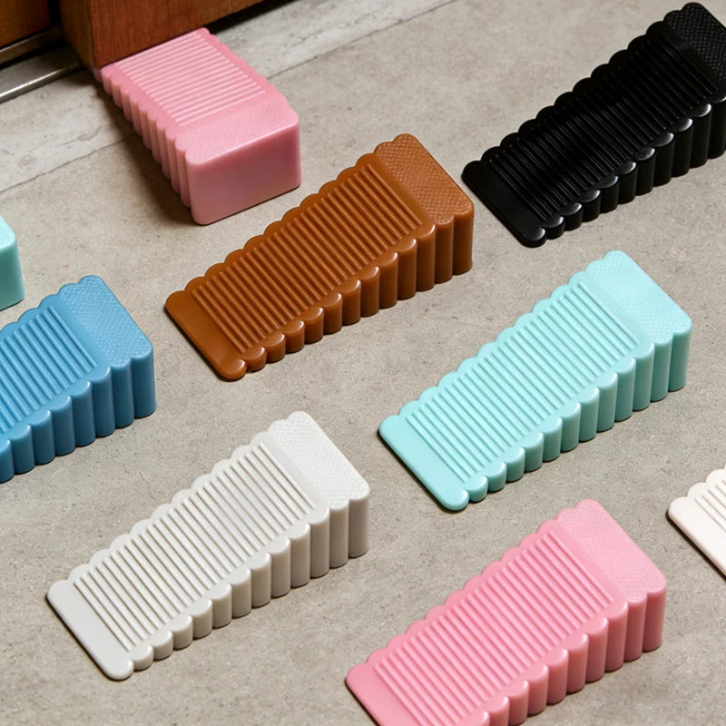 Silicone Door Stop Wedge Anti-Slip Door Retainer 5–25mm