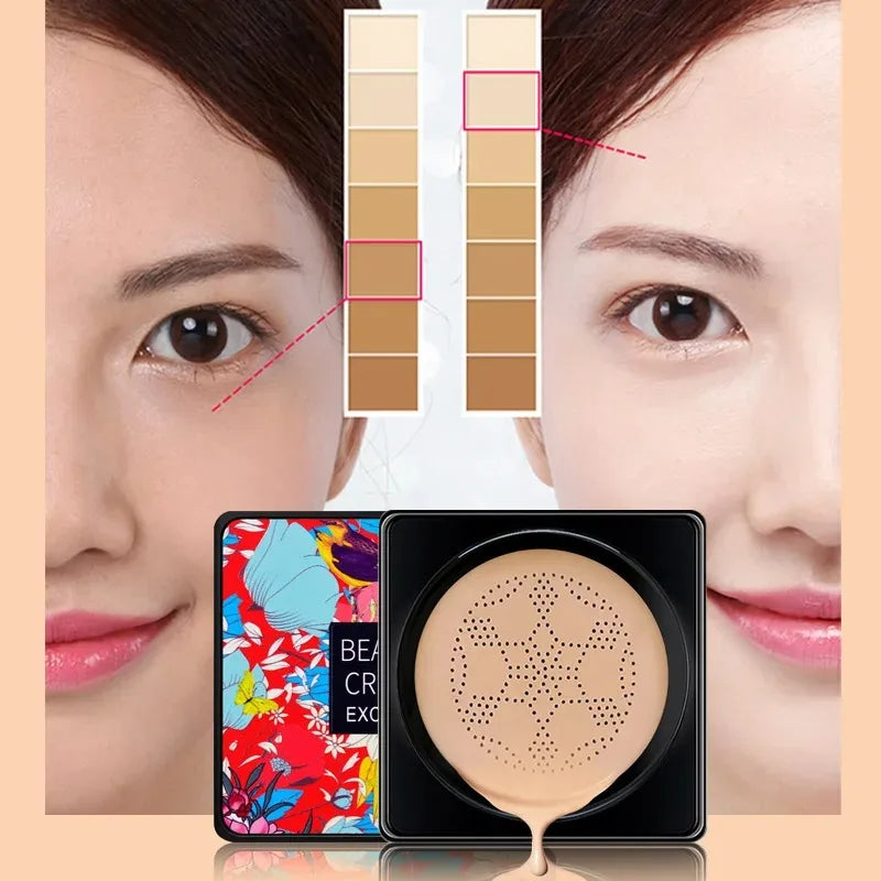 Mushroom Cushion BB Cream Foundation – Lightweight & Long-Lasting