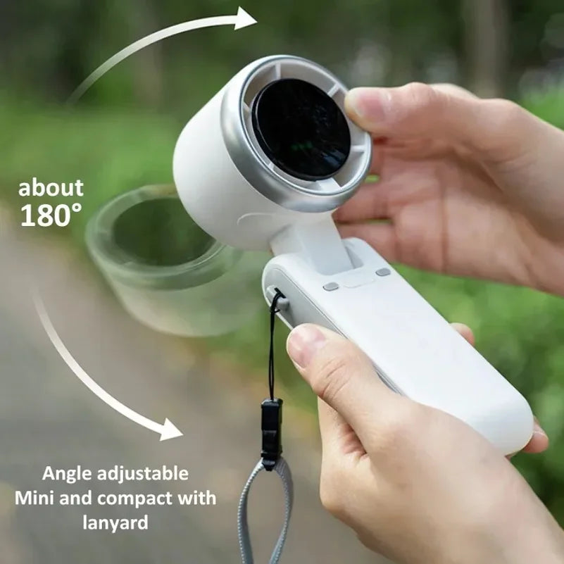 VIBE Foldable USB Rechargeable Portable Mini Handheld Fan