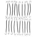 20-Pc Ponytail Hook Hair Bands – Elastic Clips for All Hair Types