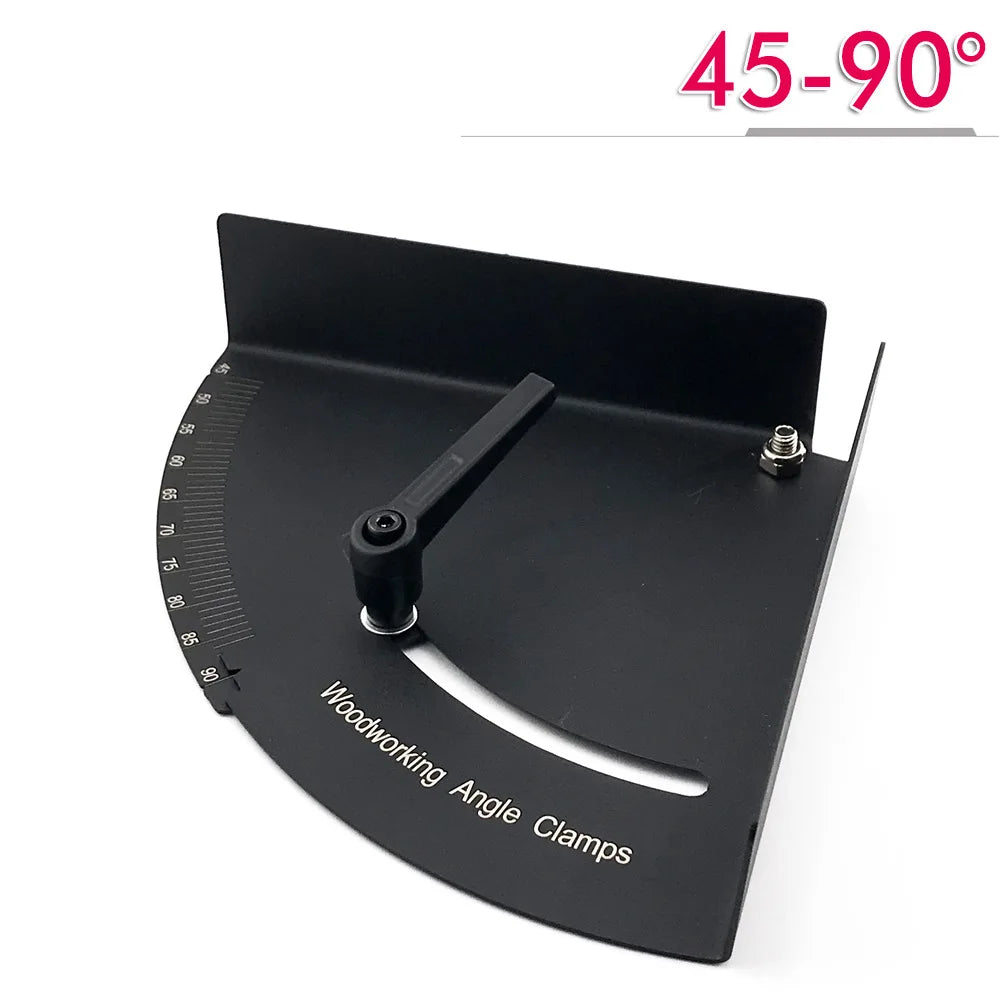 Adjustable Angle Clamp – Aluminum Woodworking Protractor 22.5–180°