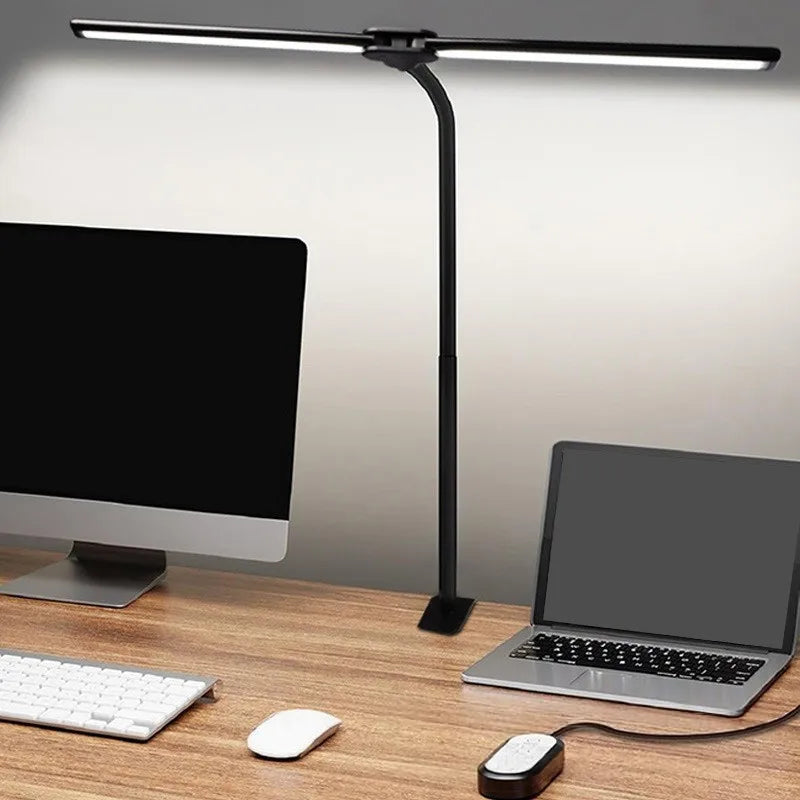 VIBE Double Head LED Clip-On Desk Lamp – Eye-Care Study Light