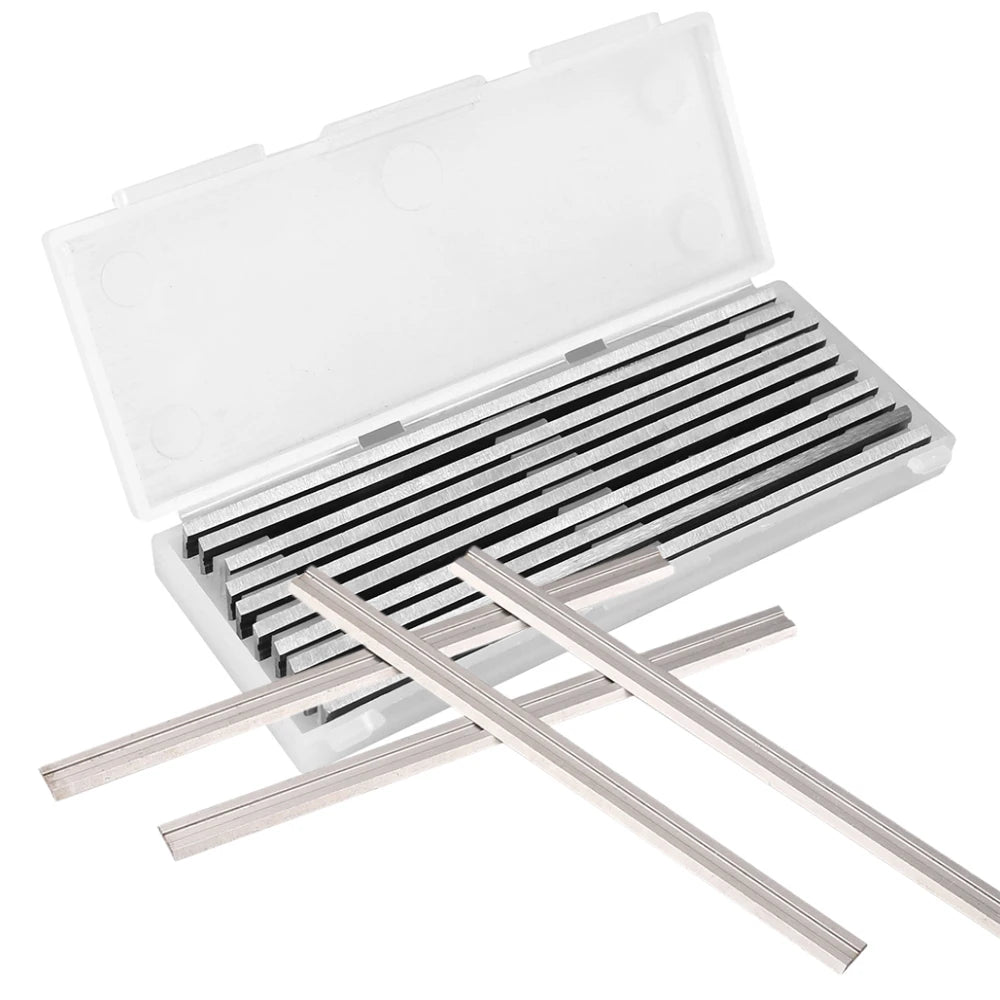 10PCS 82mm HSS Planer Blades for Bosch DeWalt Makita 3-1/4"
