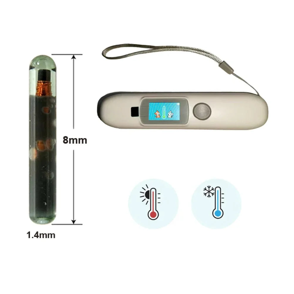 CT006 Handheld Pet RFID Microchip Reader FDX-B Animal Scanner