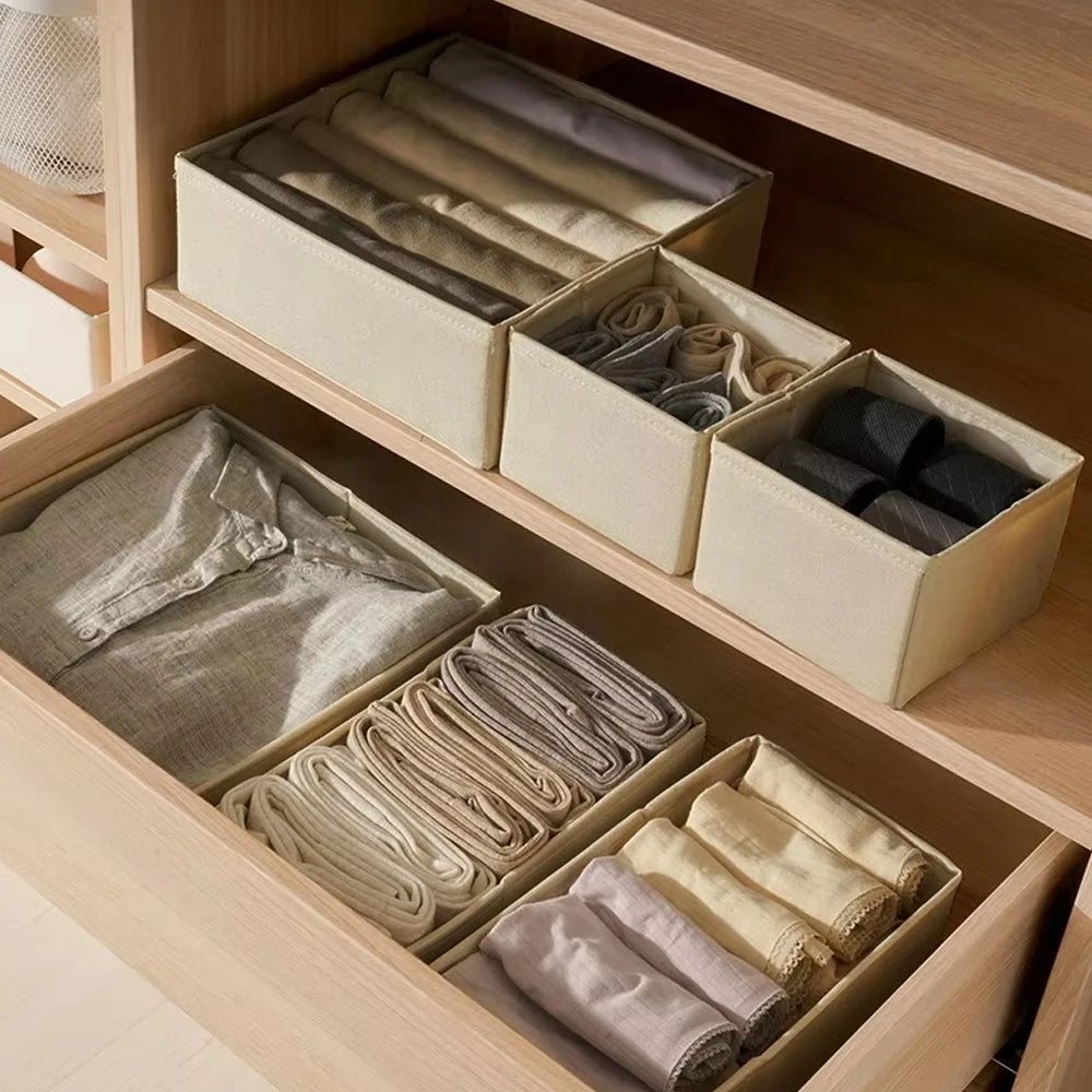 Foldable Drawer Organizer – Wardrobe & Closet Storage Box