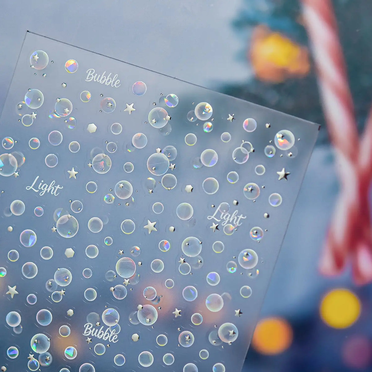 5D Bubble Nail Art Stickers – Shell Light DIY Manicure Decals