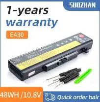 SUOZHAN Battery for Lenovo ThinkPad E430 E530 E440 E540 45N1043