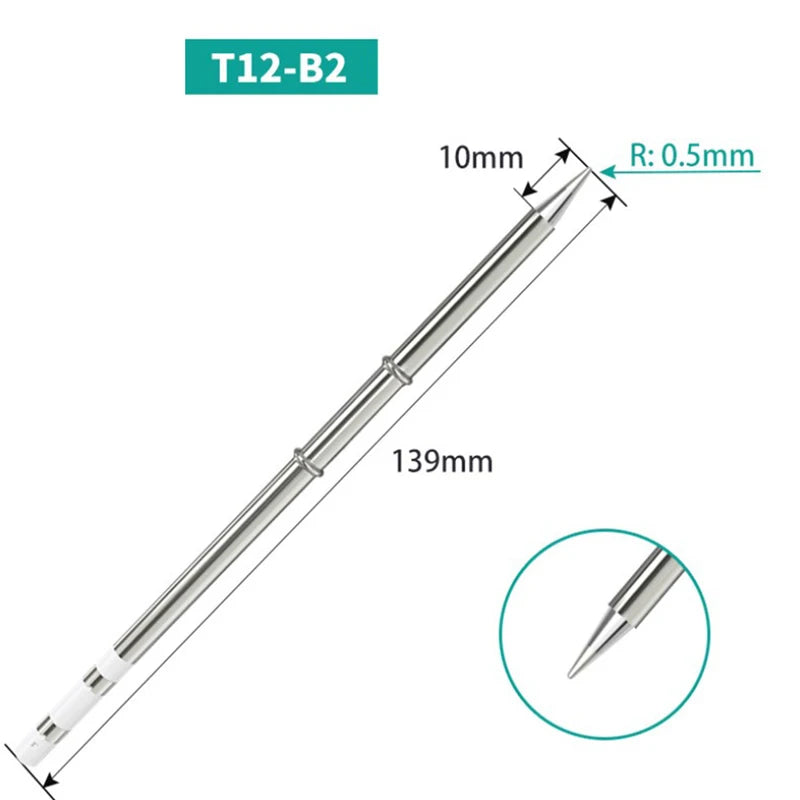 T12 Soldering Iron Tips for Hakko FX951 STC STM32 OLED Station