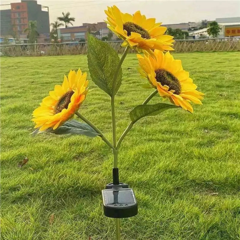 Solar Angel Sunflower Outdoor Lights – Waterproof 2-Pack