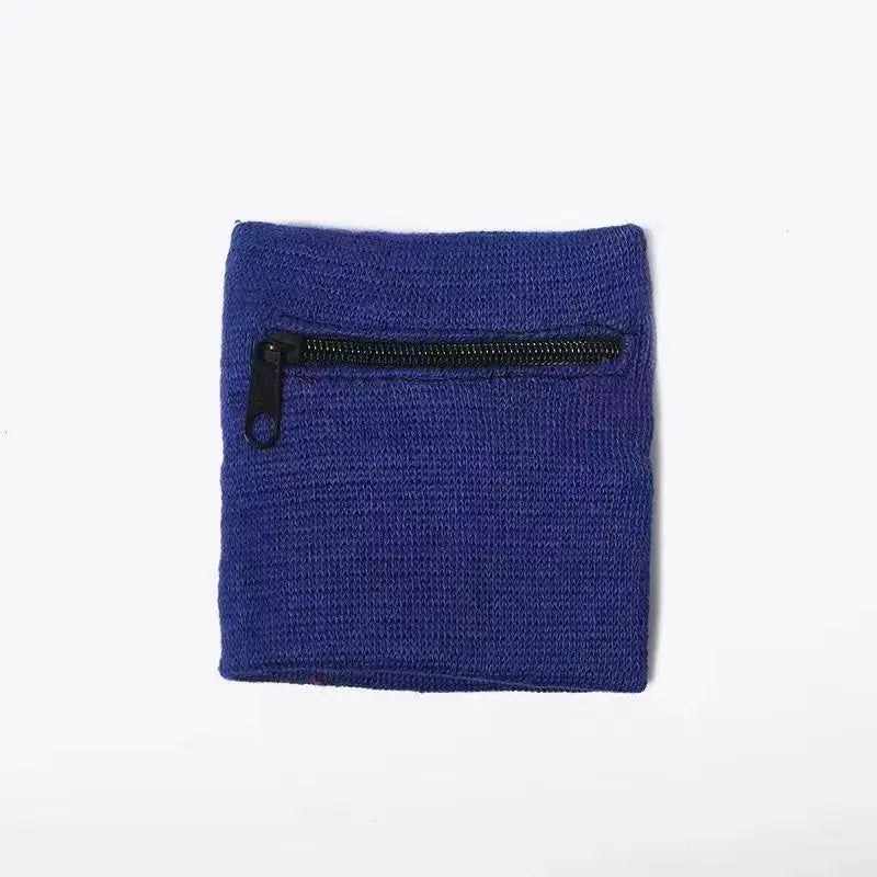Zippered Wrist Wallet Stretchable Wristband – Running & Gym
