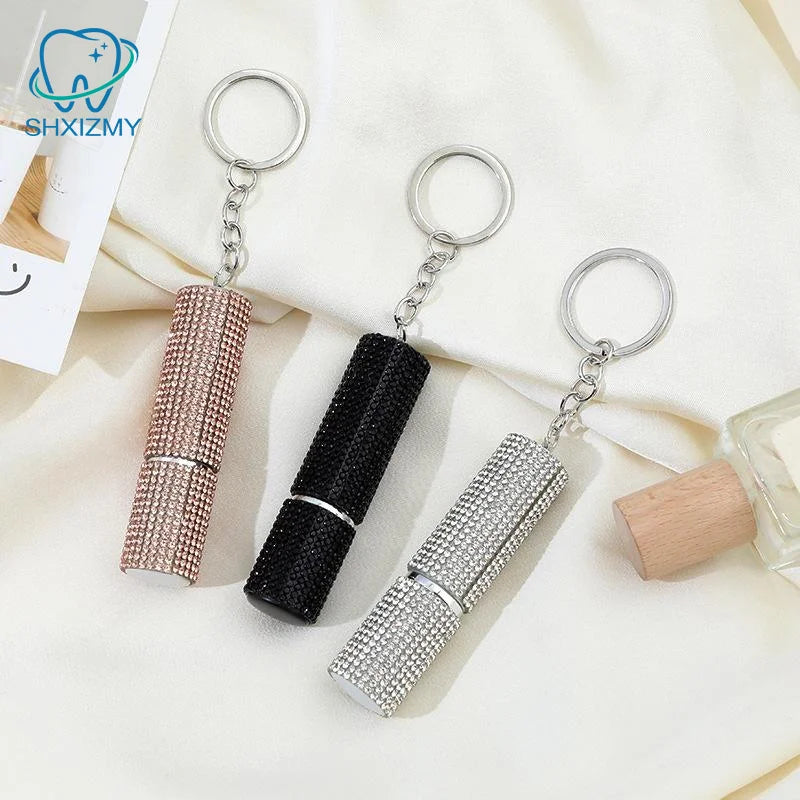 5ml Rhinestone Perfume Spray Keychain – Mini Travel Atomizer