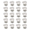 20Pcs 14mm Heart Stud Rivets Gold White Bronze – DIY Leather Craft