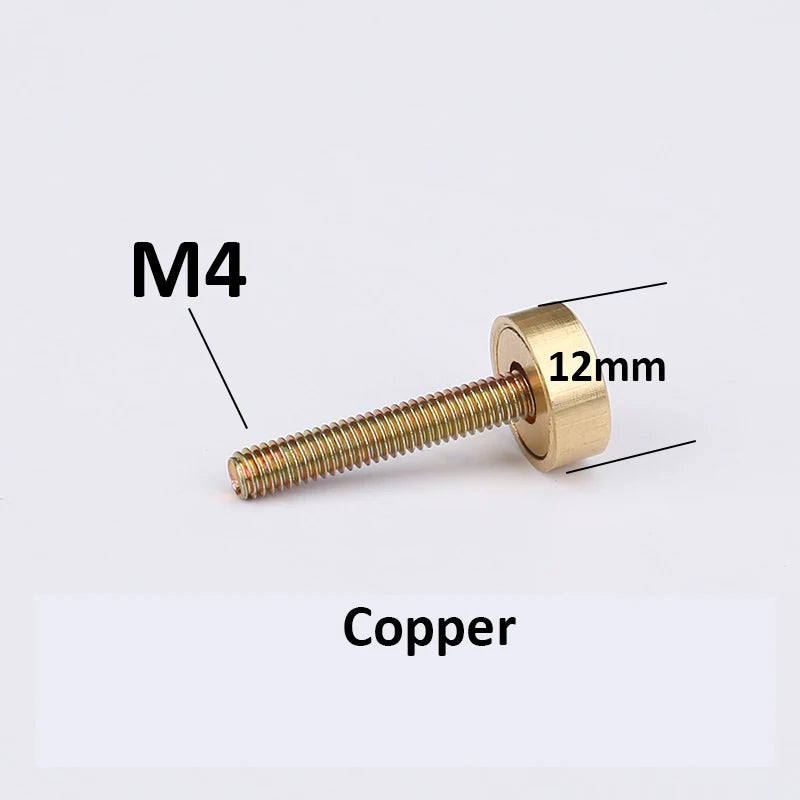 8-Pack Brass Decorative Screw Caps – Antique Copper Mirror Fix