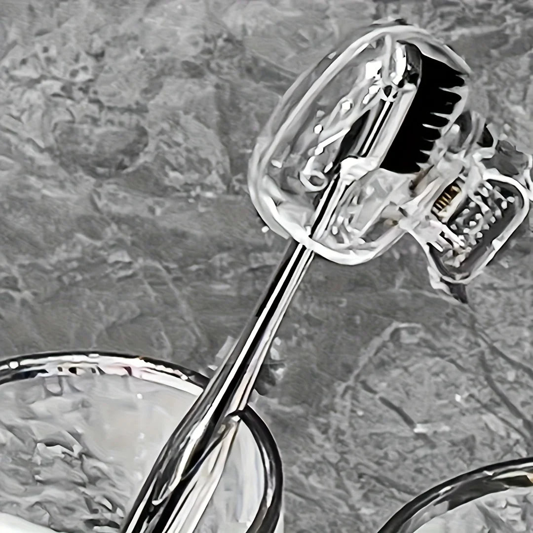 6-Pack Clear Toothbrush Head Covers – Dustproof Travel Caps