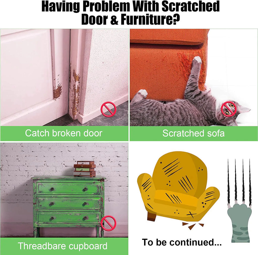 Clear Dog & Cat Scratch Door Protector Guard Tape | PET Vinyl