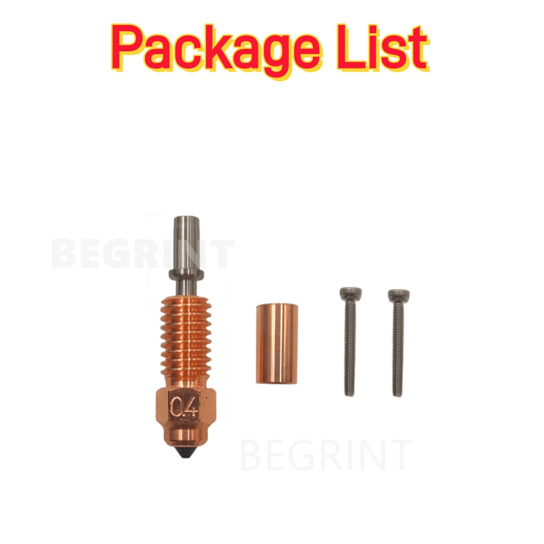 Creality Sprite Extruder Pro Quick-Swap Nozzle Kit – Copper & Titanium