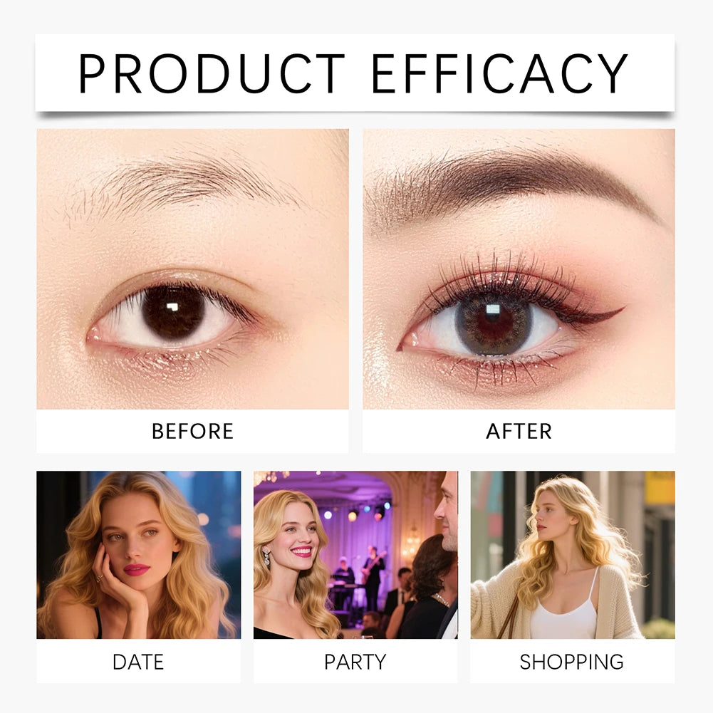 Misscheering Light Brown Microblading Eyebrow Pen 24Hr Wear