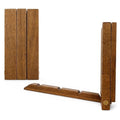 2-Pack Wall Mounted Wood Laundry Drying Rack – Space Saver