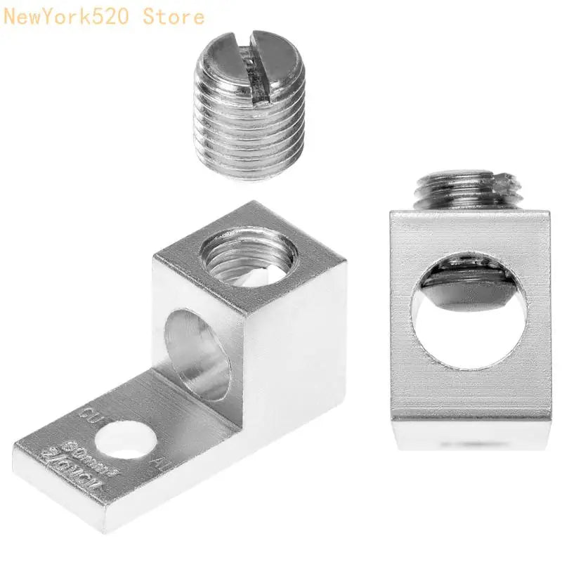 10-Pack Aluminum Ground Lugs – High Conductivity Terminal Blocks