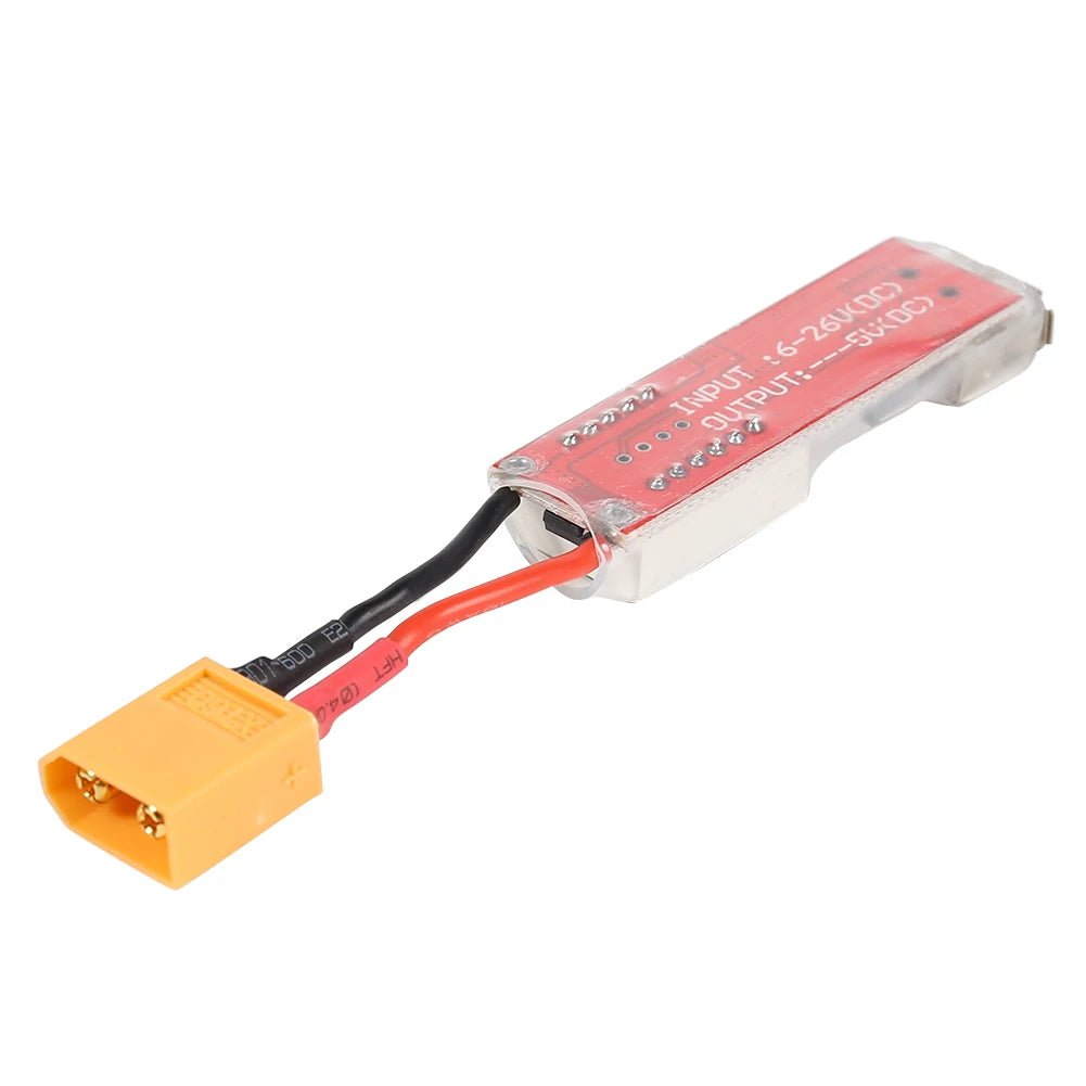 USB 5V 2A LiPo Battery Converter Adapter 2S-6S XT60 T Plug