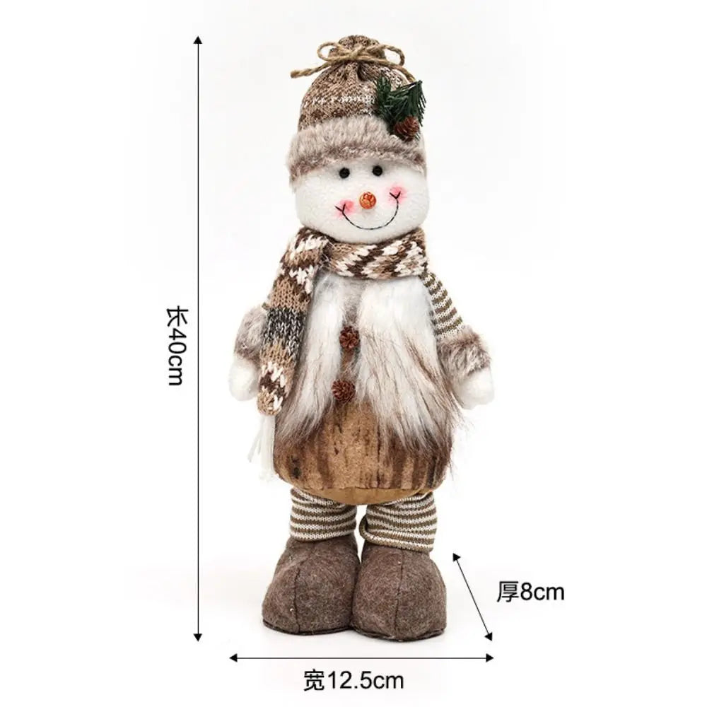 Cartoon Christmas Stockings – Santa, Snowman & Deer Gift Bags