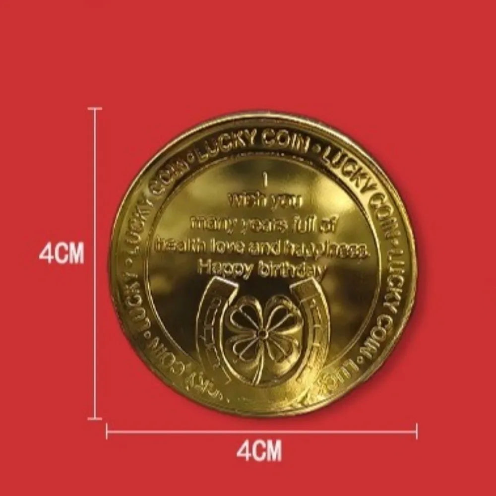 Happy Birthday Commemorative Coin – Color Lucky Souvenir Gift